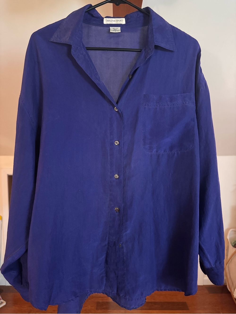 Purple Blouse - 100% Silk